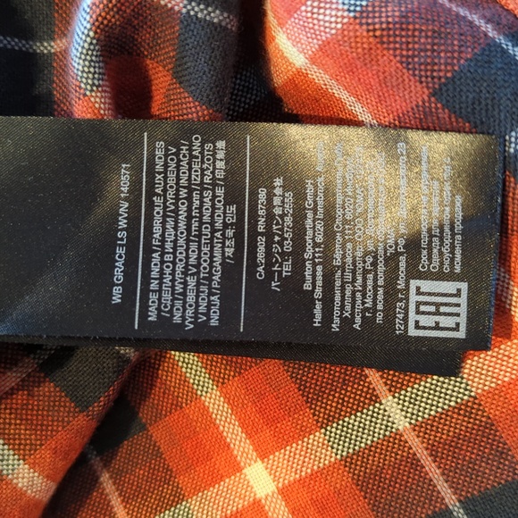 Burton Gracie flannel L - Picture 5 of 8